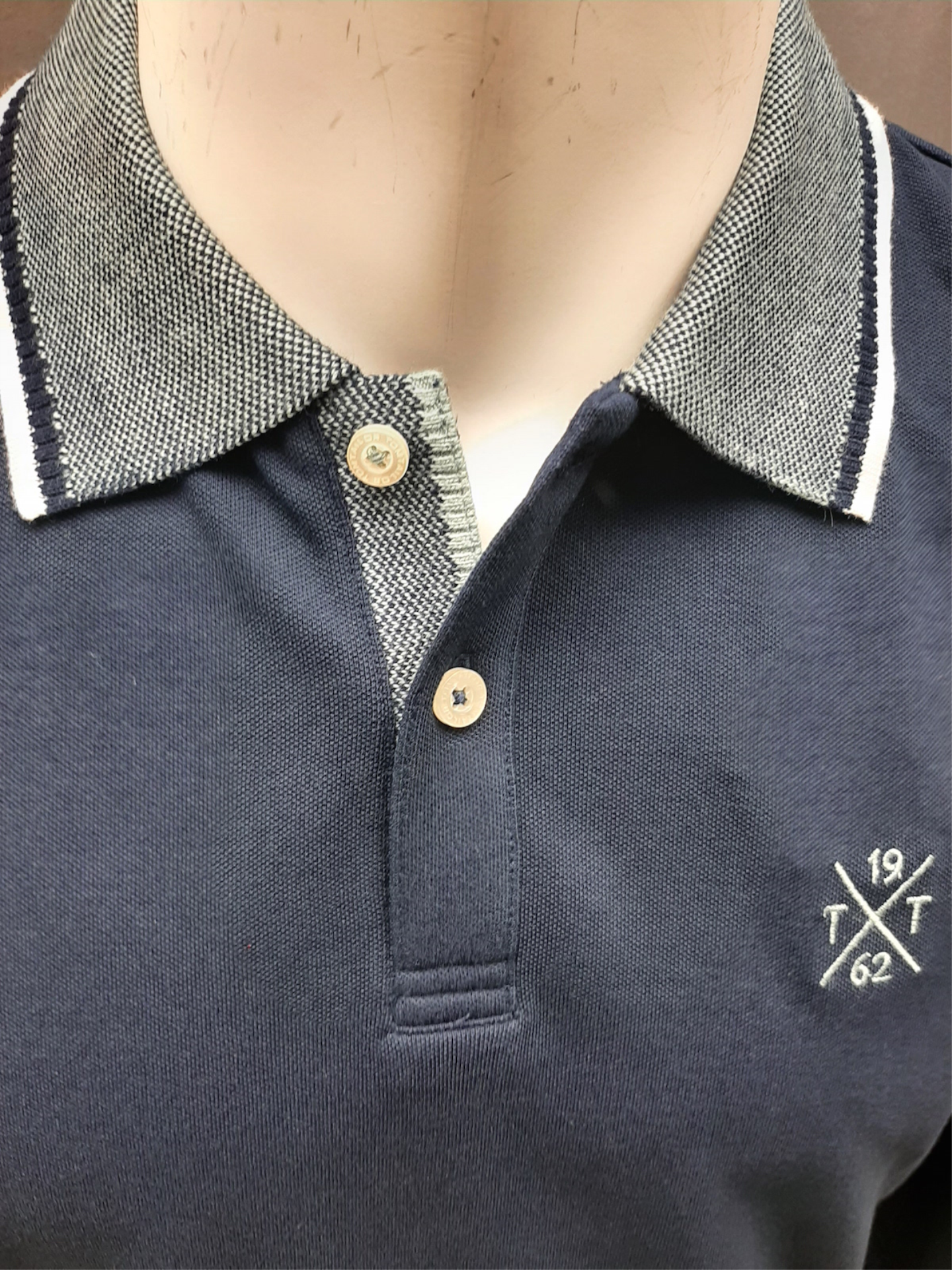 Tom Tailor  Polo with collar detail of rugbyshirt van Tom Tailor